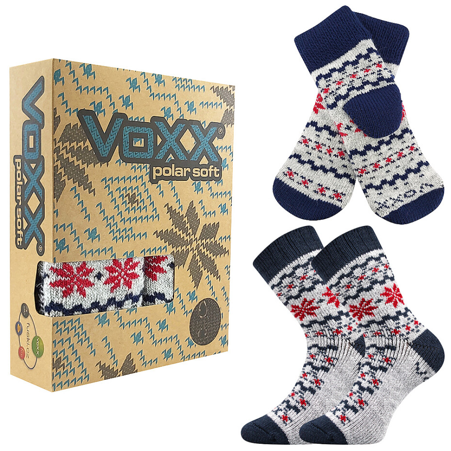 Dámský zimní set VoXX - Trondelag, světle šedá Barva: Šedá, Velikost: 35-38 - main (0)