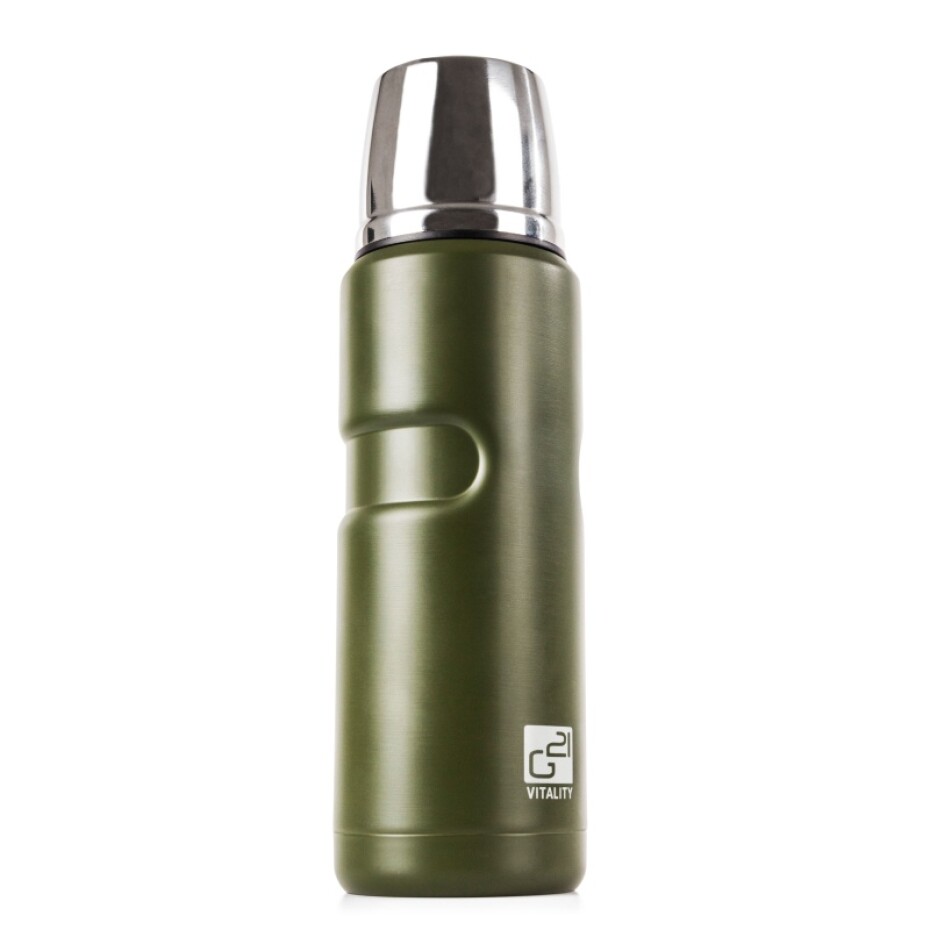 G21 Termoláhev G21 na pití, 500 ml, khaki zelená G21-60022402 - main (2)
