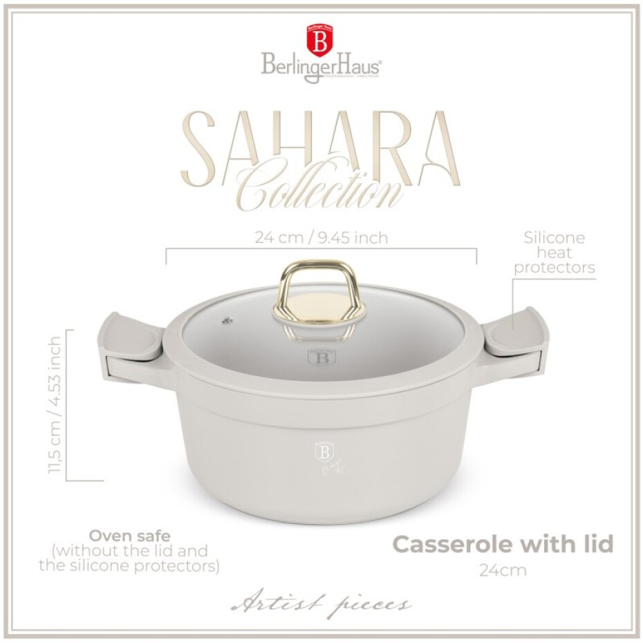BERLINGERHAUS Kastrol s poklicí s titanovým povrchem 24 cm Sahara Collection BH-7787 - main (6)