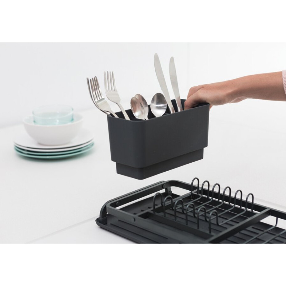 Odkapávač na nádobí, malý, šedá, Brabantia - main (4)