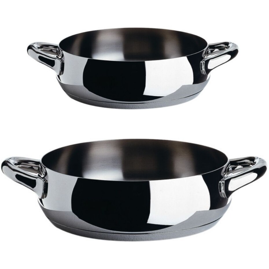 Kastrol MAMI 24 cm, stříbrná, Alessi - main (1)