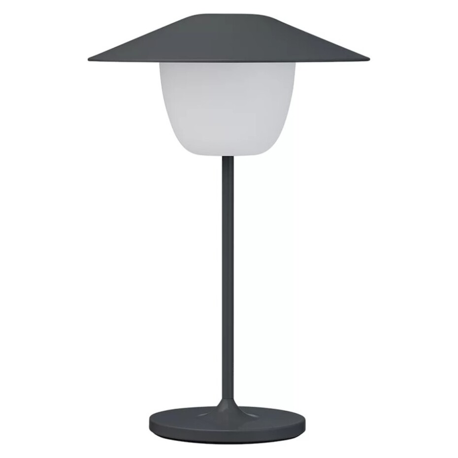 Přenosná stolní lampa ANI MINI 21 cm, LED, magnetově šedá, hliník, Blomus - main (0)