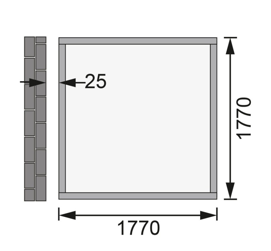 Dřevěný domek KARIBU WANDLITZ 2 (54600) natur LG3072 - main (2)
