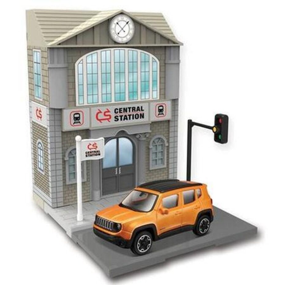 Bburago city 1:43 18-31505 Vlaková stanice, Bburago, W010105 - main (1)