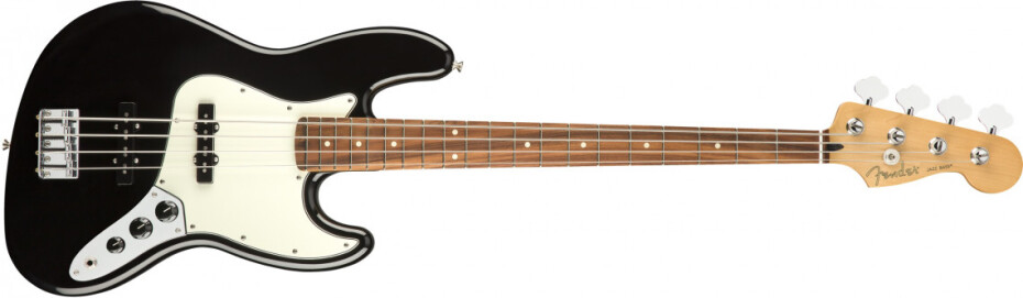 Fender Player Jazz Bass Black Pau Ferro - main (0)