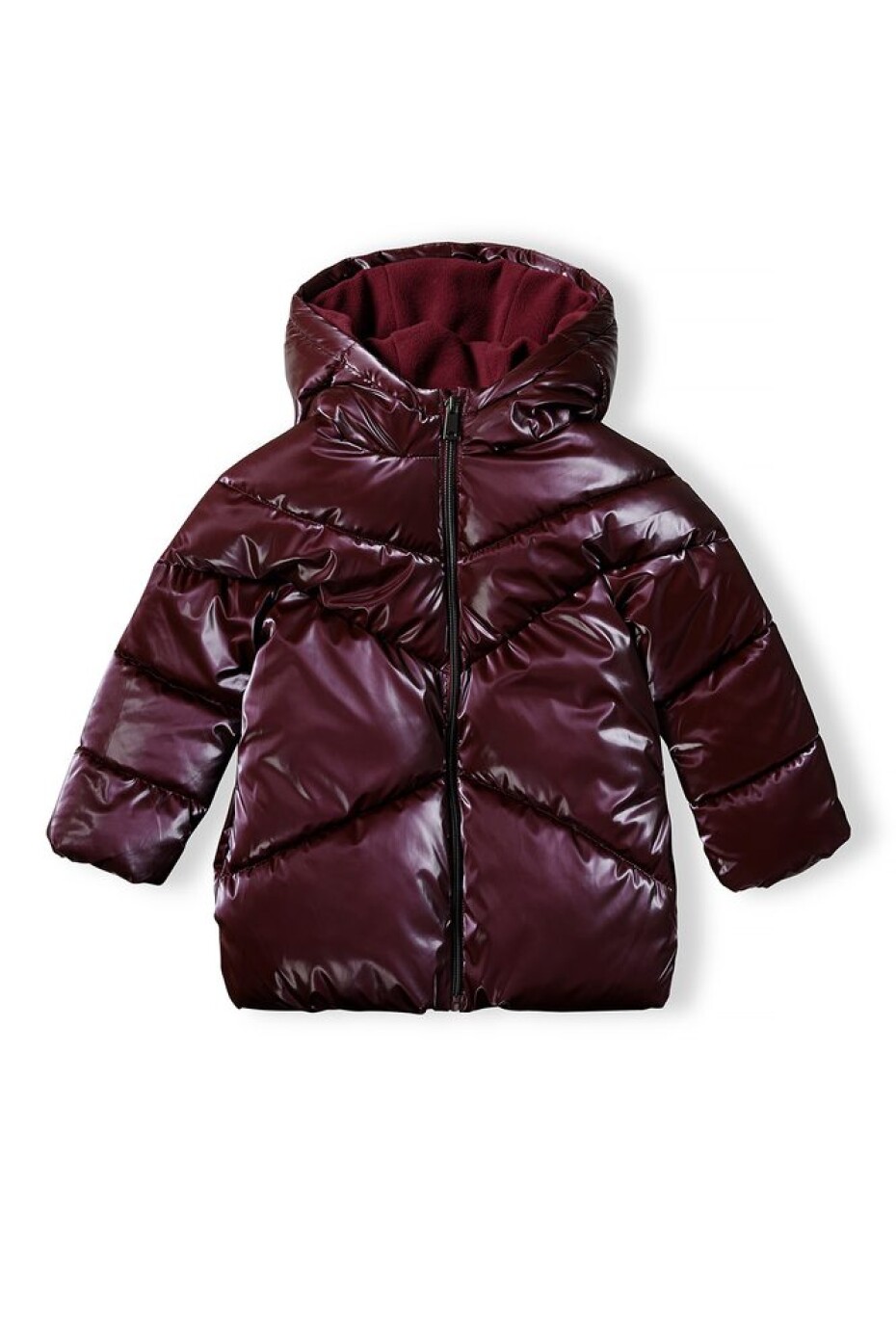 Kabát dívčí prošívaný Puffa s chlupatou podšívkou, Minoti, 16coat 23, fialová - 158/164 | 13/14let - main (0)