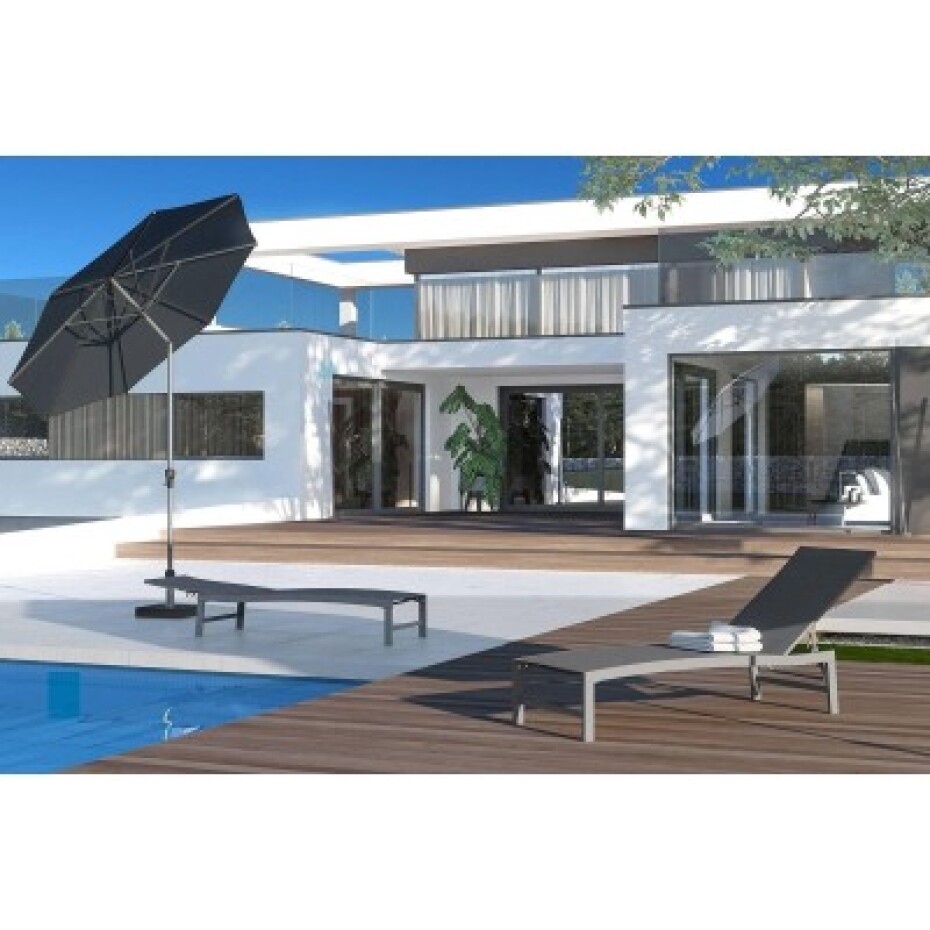 Zumm Garden Furniture® Zahradní lehátko altea bílé - main (2)