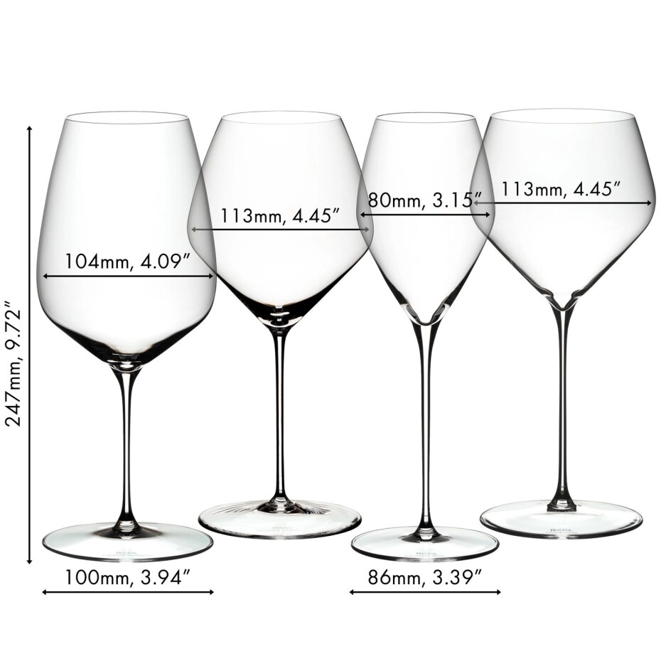 Sklenice na víno VELOCE, sada 4 ks, degustační, Riedel - main (2)