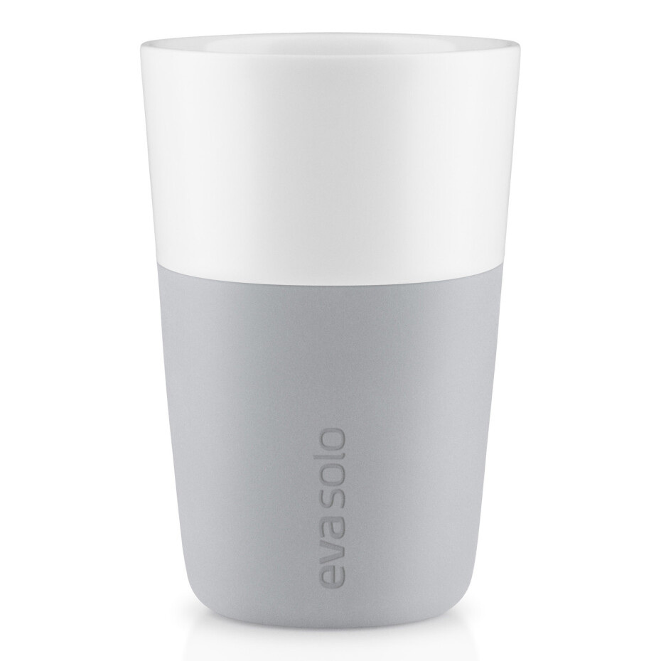 Termohrnek 360 ml, sada 2 ks,  na café latte, světle šedá, Eva Solo - main (1)