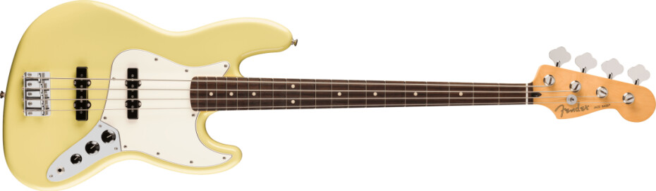 Fender Player II Jazz Bass Rosewood Fingerboard - Hialeah Yellow - main (0)