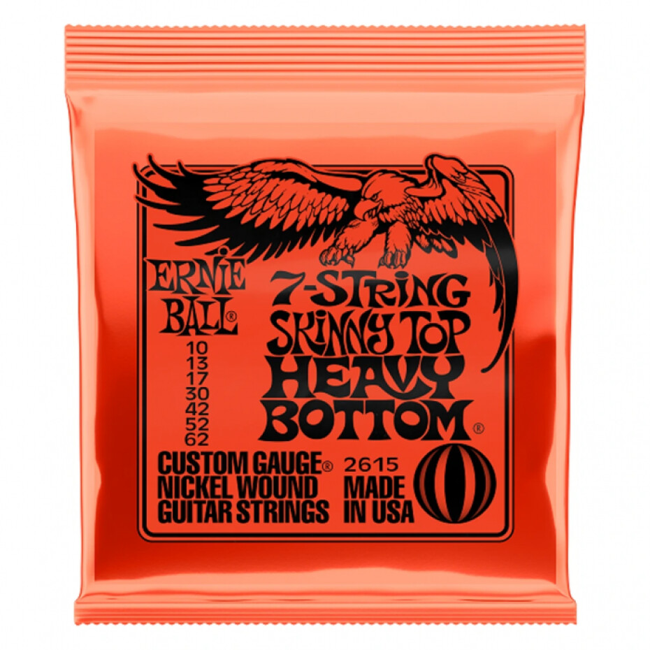 Ernie Ball 2615 Skinny Top Heavy Bottom Slinky 7-String Nickel Wound Electric Guitar Strings - main (0)