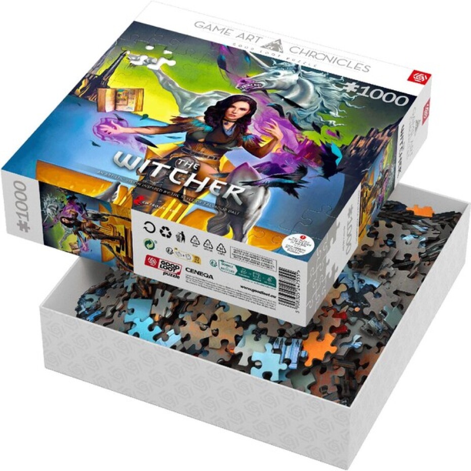 Puzzle Game Art Chronicles: The Witcher - Yennefer Salvadore Dali (1000) - main (1)