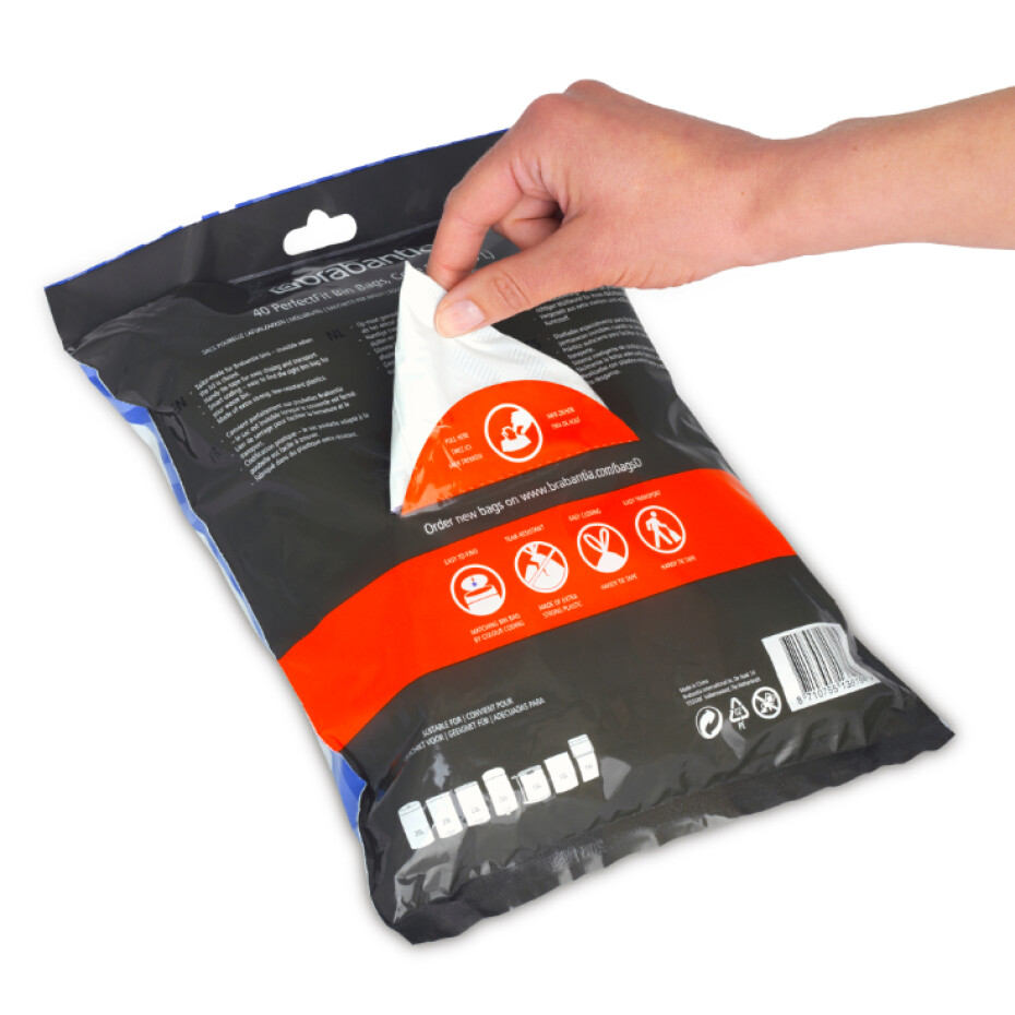 Sáčky do odpadkového koše D PERFECTFIT 15-20 l, sada 40 ks, Brabantia - main (1)