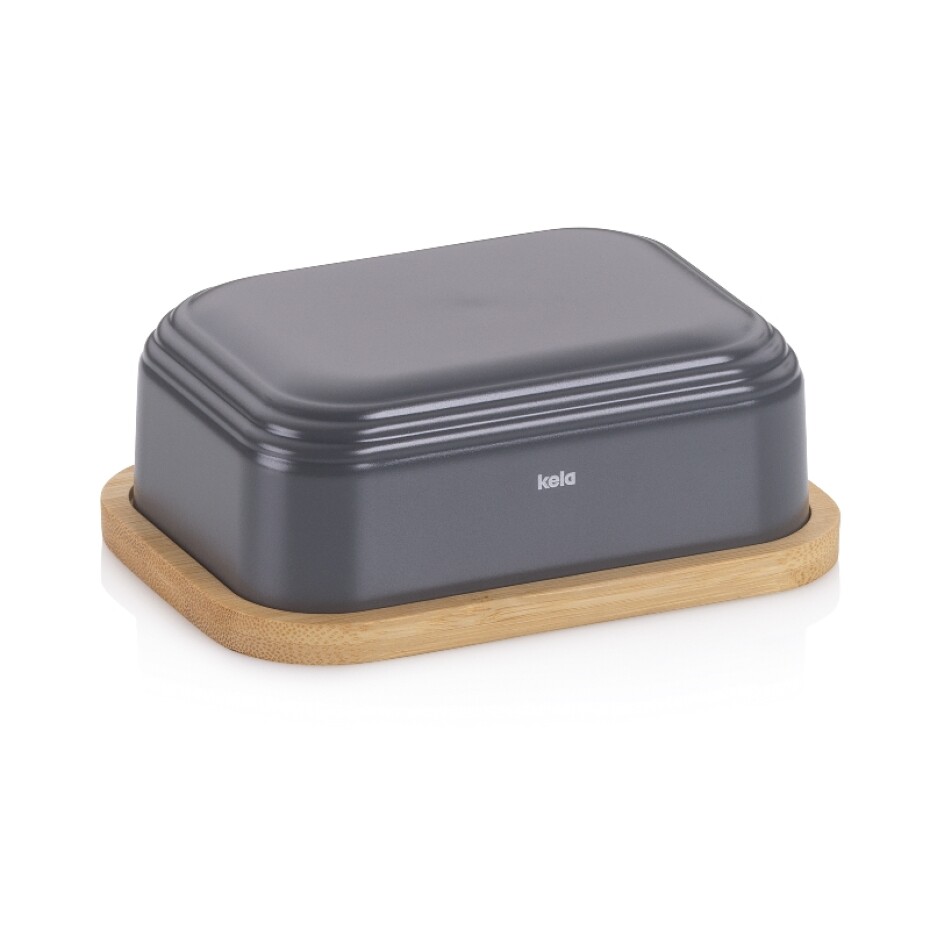KELA Dóza na máslo Namur antracit 15,5x11,5x6cm KL-12083 - main (0)