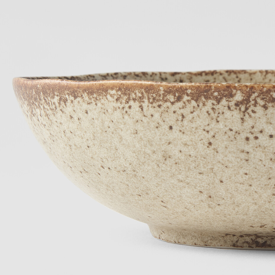 Jídelní miska SAND FADE  17 x 15 cm, písková, MIJ - main (1)