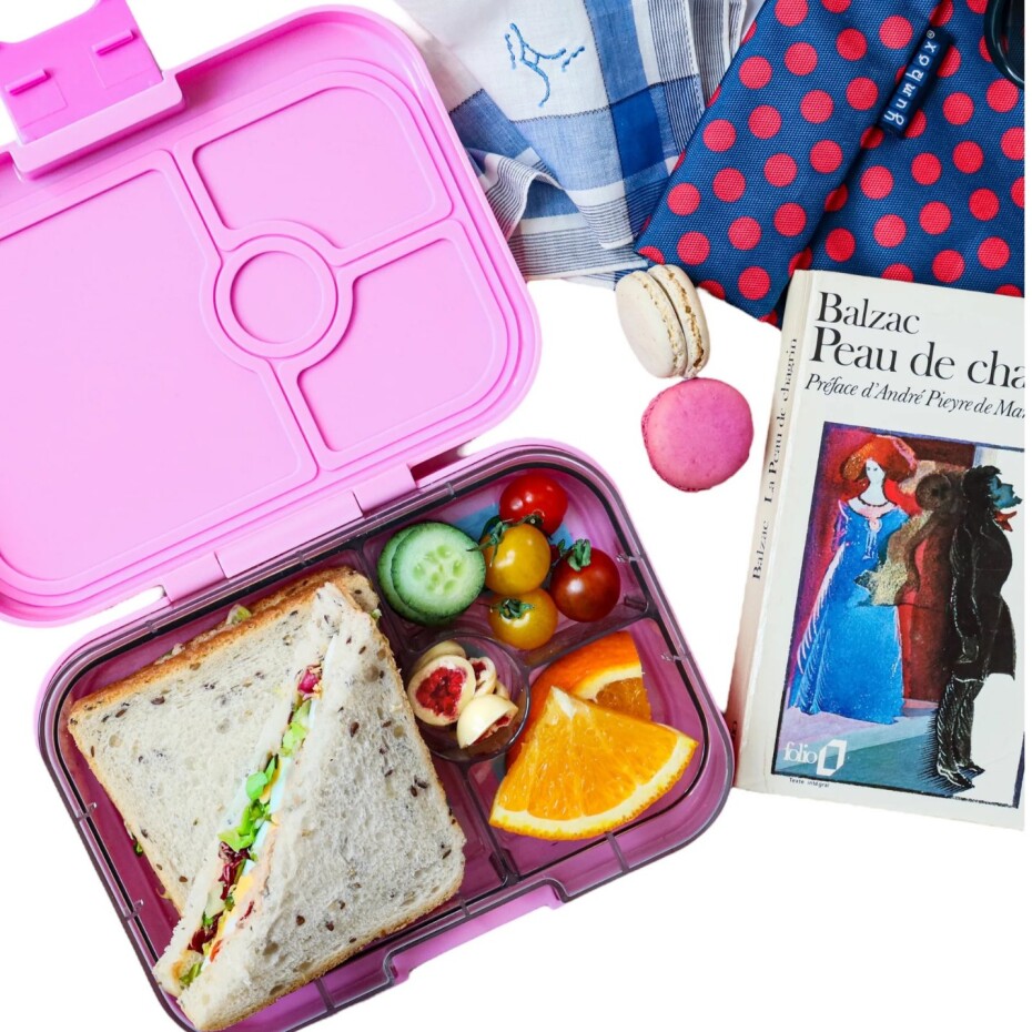 Bento box PANINO 750 ml, růžová / Paříž, Yumbox - main (1)