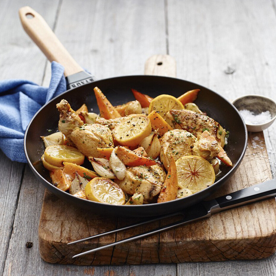 Pánev na smažení 24 cm, s dřevěnou rukojetí, litina, Staub - main (4)