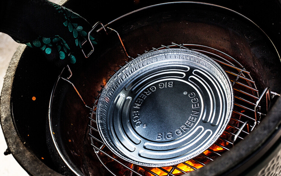 Misky na odkapávání, sada 5 ks, jednorázové, L, Big Green Egg - main (3)