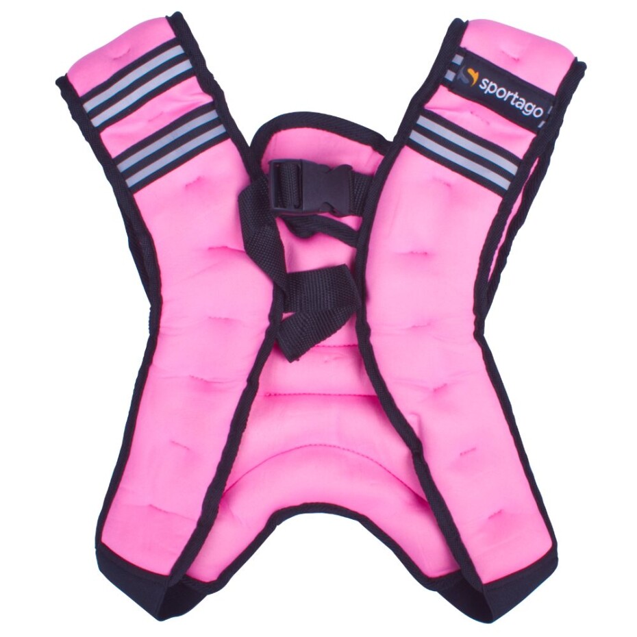 Zátěžová vesta na běh Sportago Brisk 5 kg, růžová - main (0)