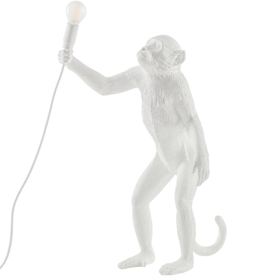 Stolní lampa MONKEY STANDING 54 cm, bílá, Seletti - main (0)
