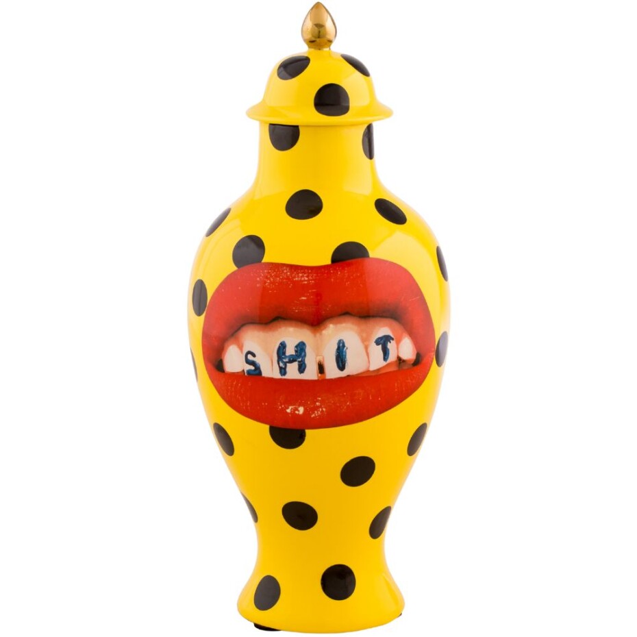 Váza TOILETPAPER SHIT 46,5 cm, oranžová, Seletti - main (0)