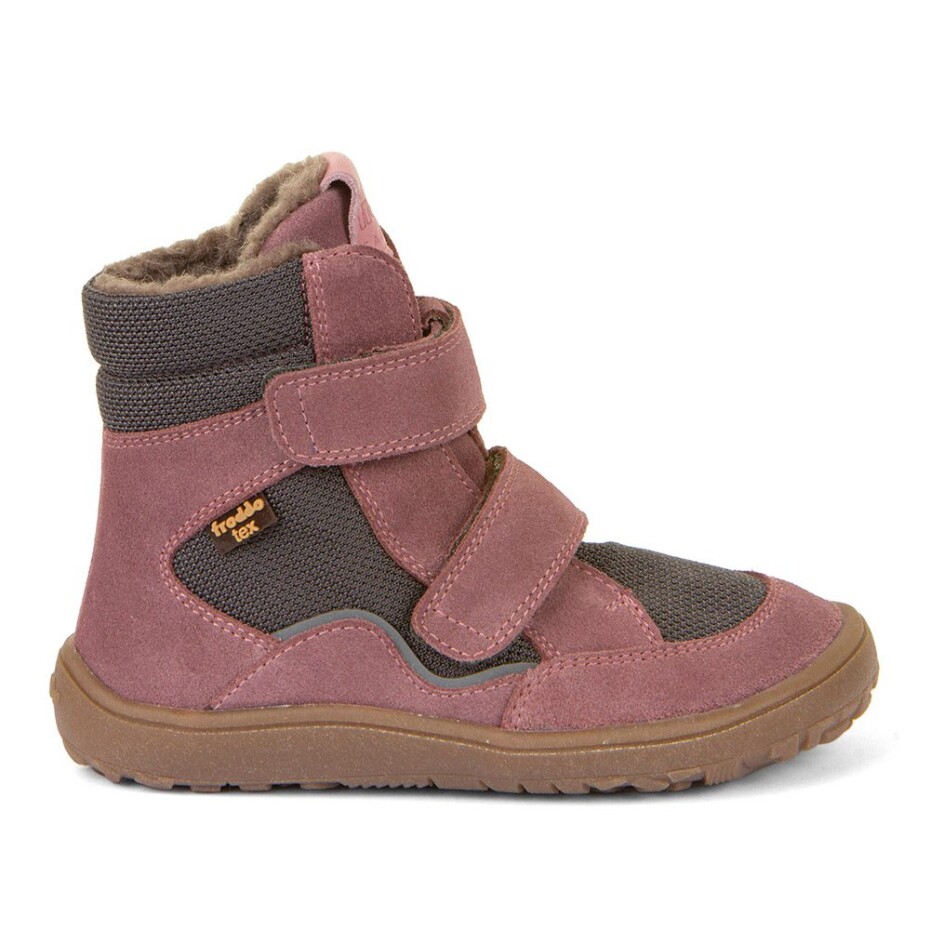 Dívčí zimní barefoot boty TEX WINTER Gray Pink, Froddo, G3160233-6, růžová - 31 - main (1)