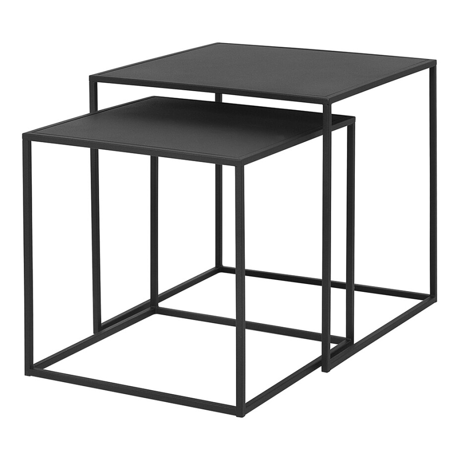 Konferenční stolek FERA, sada 2 ks, černá, Blomus - main (0)