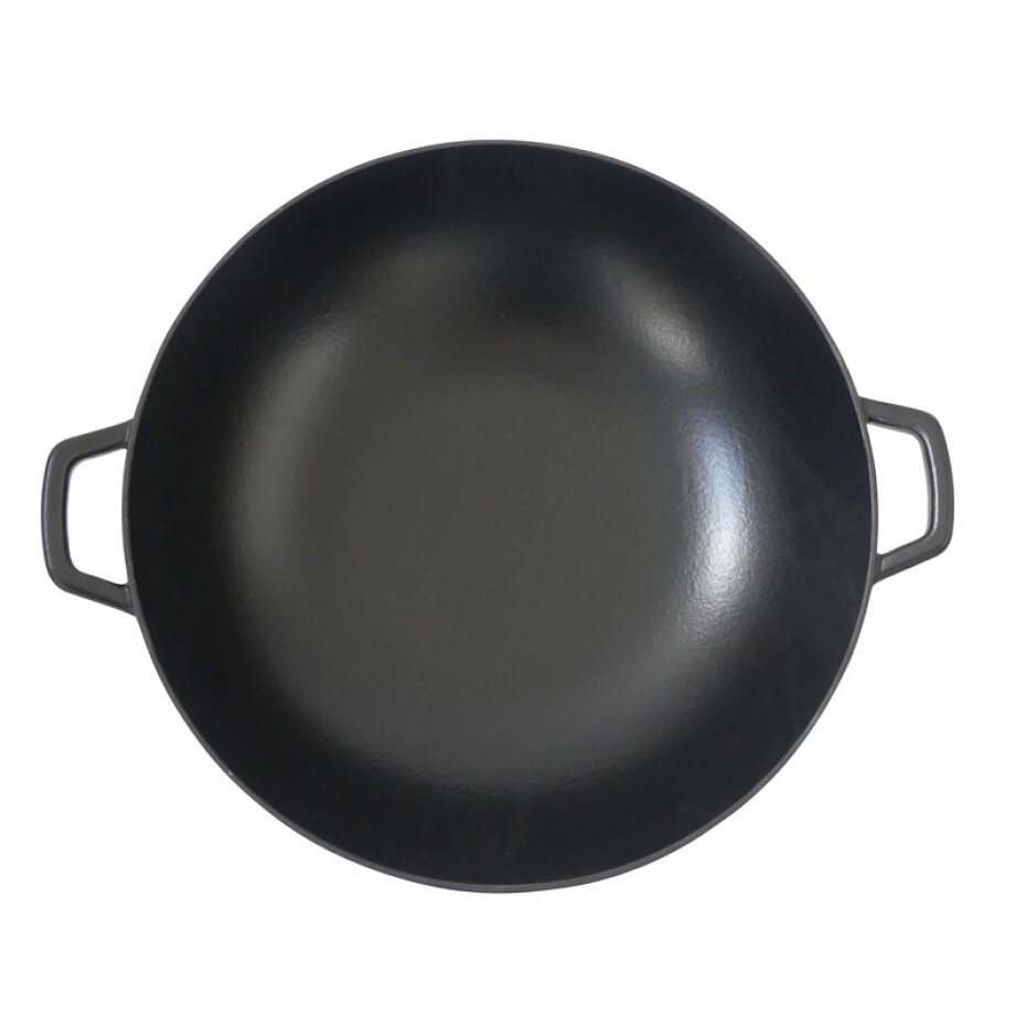 KELA Wok s poklicí litinový CALIDO 36 cm černá KL-12475 - main (4)