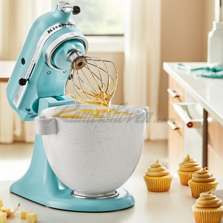 Mísa ke kuchyňskému robotu 5KSM2CB5PSS 4,83 l, bílá, keramika, KitchenAid - main (4)