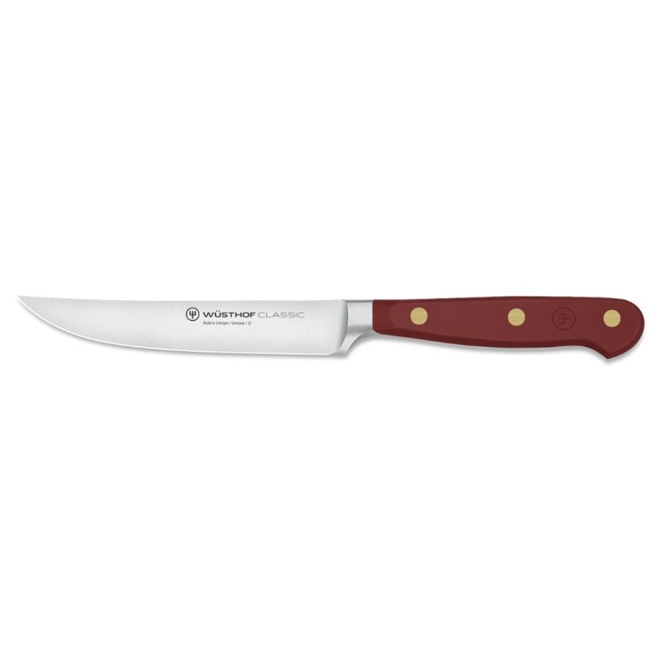 Steakový nůž CLASSIC COLOUR 12 cm, sada 4 ks, sumacově červená, WÜSTHOF - main (5)