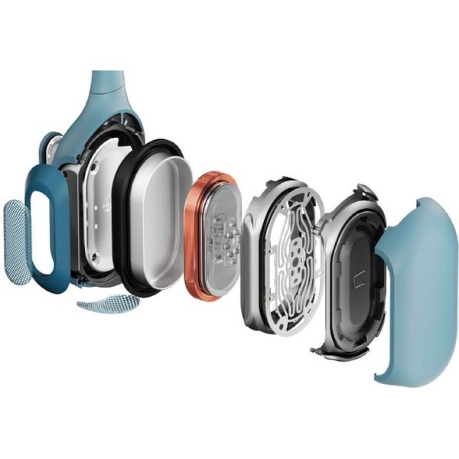 Shokz OpenRun PRO Bluetooth sluchátka před uši modrá - main (3)