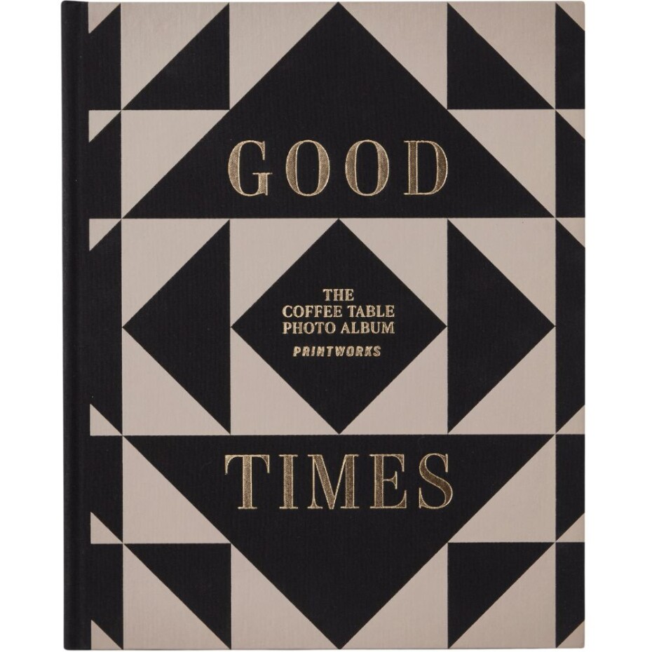Fotoalbum GOOD TIMES, černá / bílá, Printworks - main (1)