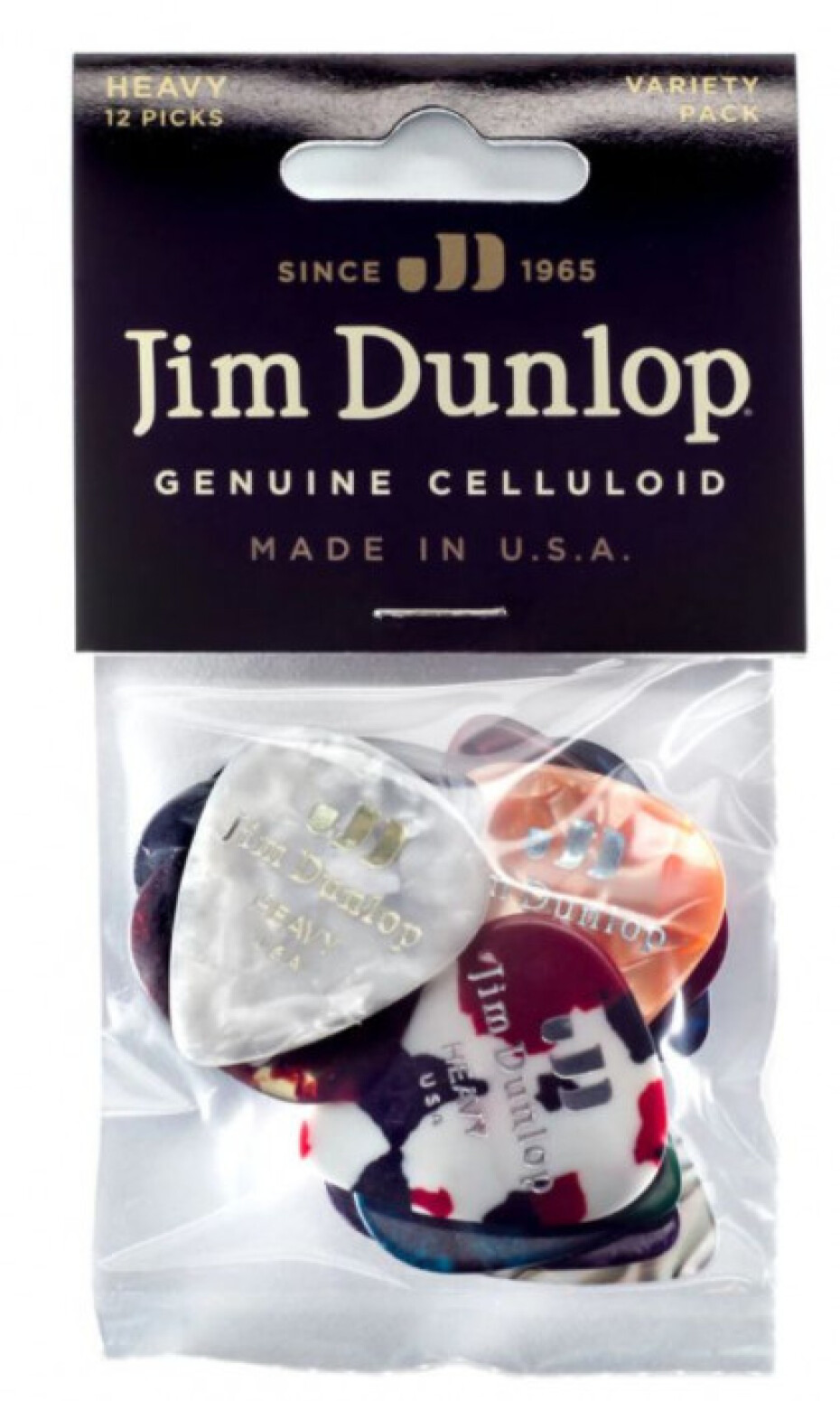 Dunlop PVP107 Celluloid Heavy Variety Pack - main (0)