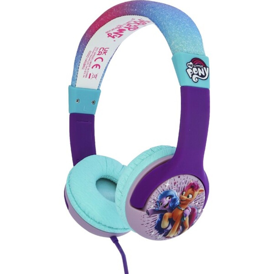 OTL drátová sluchátka dětská s motivem My Little Pony fialová/modrá - main (0)