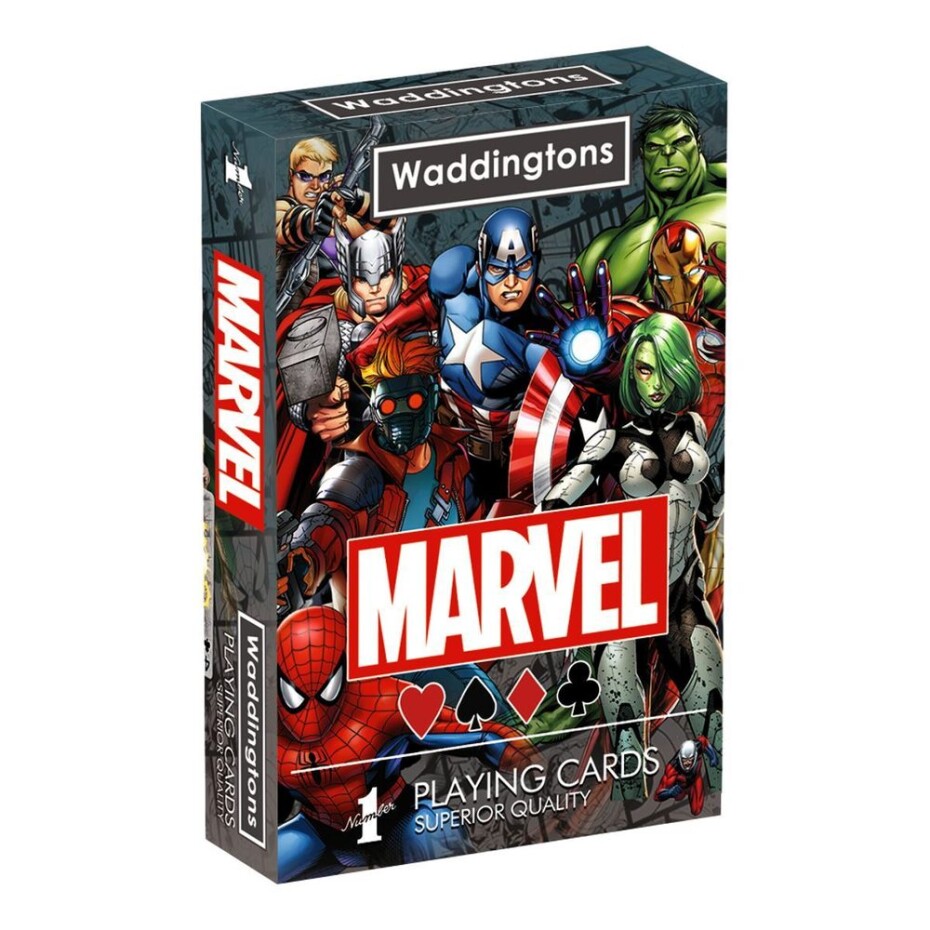 Hrací karty, WADDINGTONS NO. 1 Karty Marvel Universe, Winning Moves, W030894 - main (0)