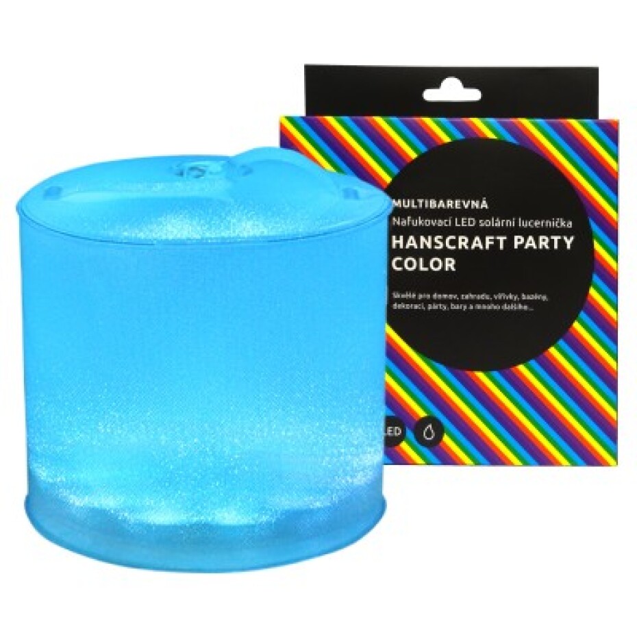 Hanscraft nafukovací LED solární lucernička COLOR - main (0)