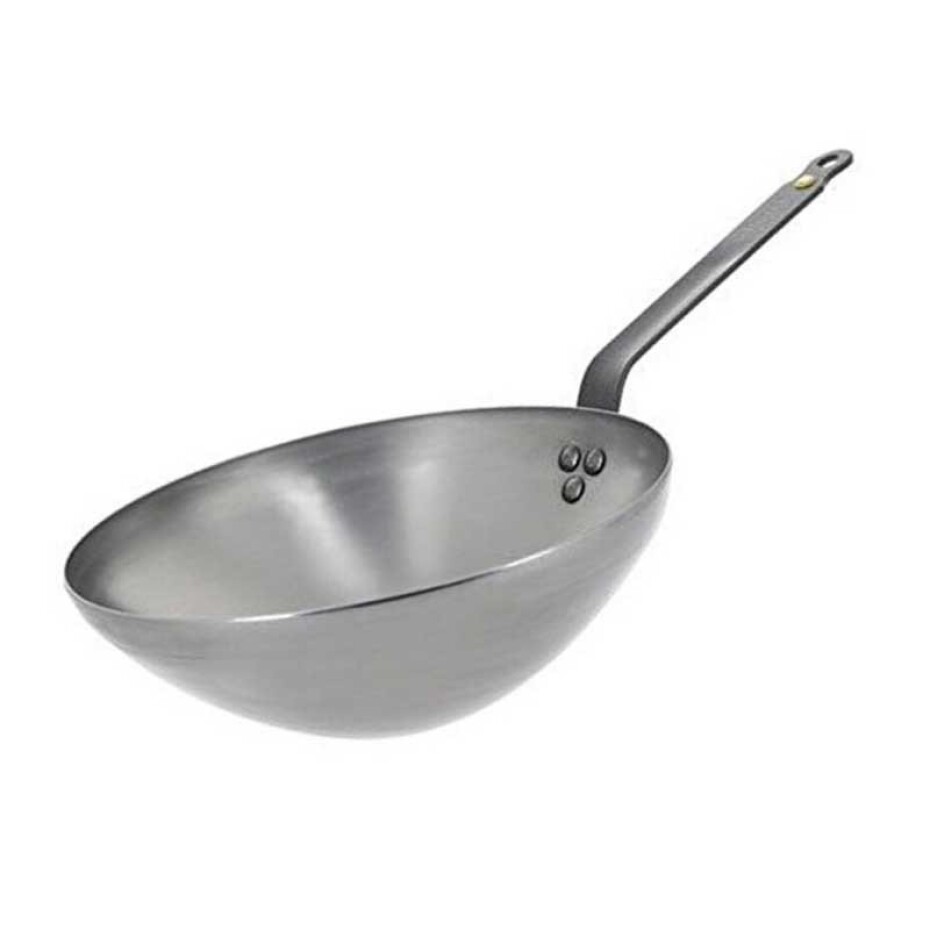 Wok MINERAL B 28 cm, s plochým dnem, železo, de Buyer - main (0)