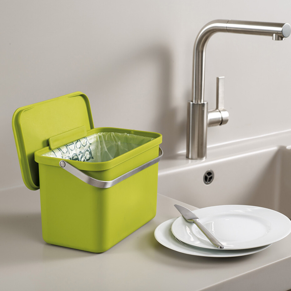 Sáčky do odpadkového koše  INTELLIGENTWASTE™ IW2 4 l, kompostovatelné, Joseph Joseph - main (2)