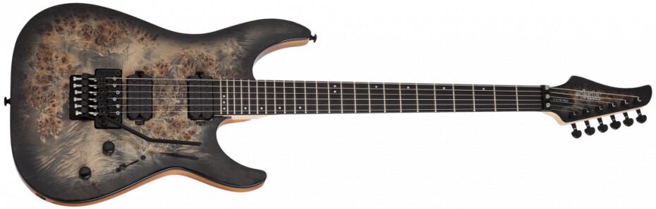 Schecter C-6 PRO FR Charcoal Burst - main (0)