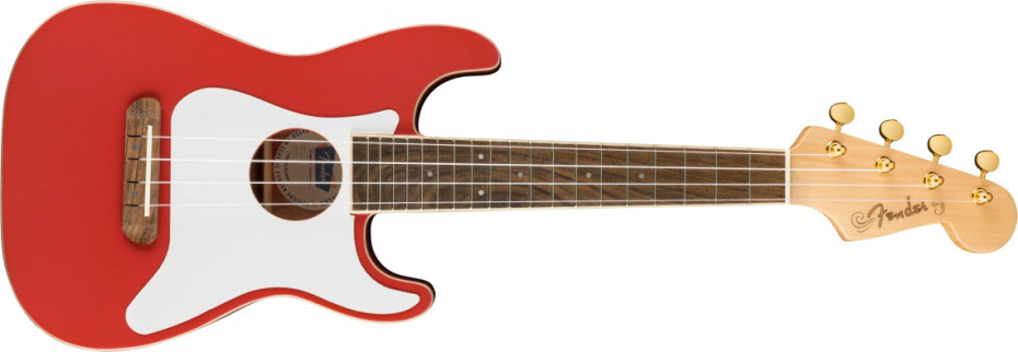 Fender Fullerton Strat Uke - Fiesta Red Limited Edition - main (0)