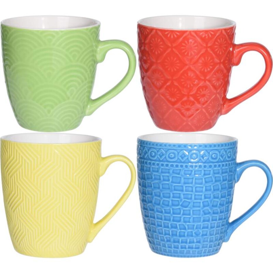 EXCELLENT Hrnek sada 4 ks porcelánový 240 ml KO-Q96000080 - main (0)