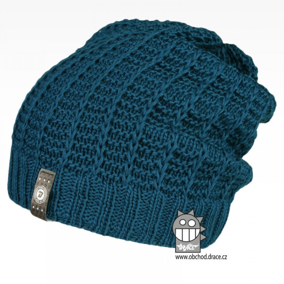 Merino pletená čepice Dráče - Harmony 16, petrol Barva: Petrol, Velikost: 48-50 - main (0)