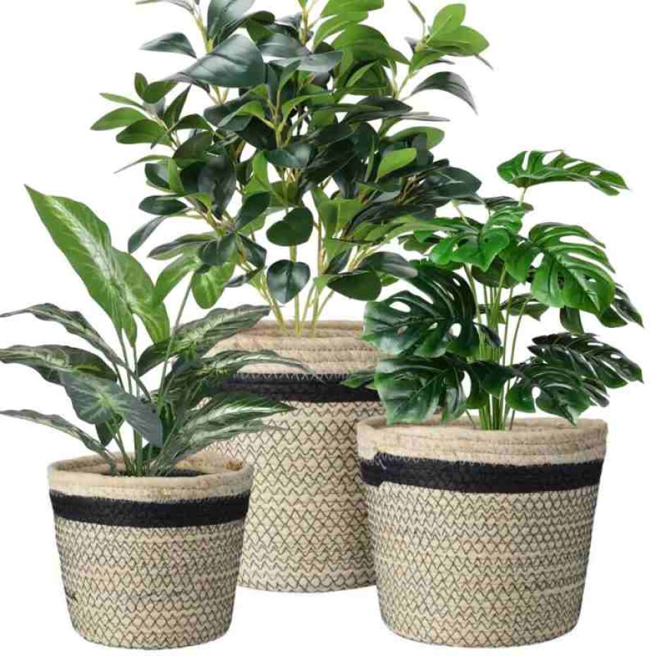 PROGARDEN Sada úložných košíků 3 ks KO-KR2004400 - main (1)