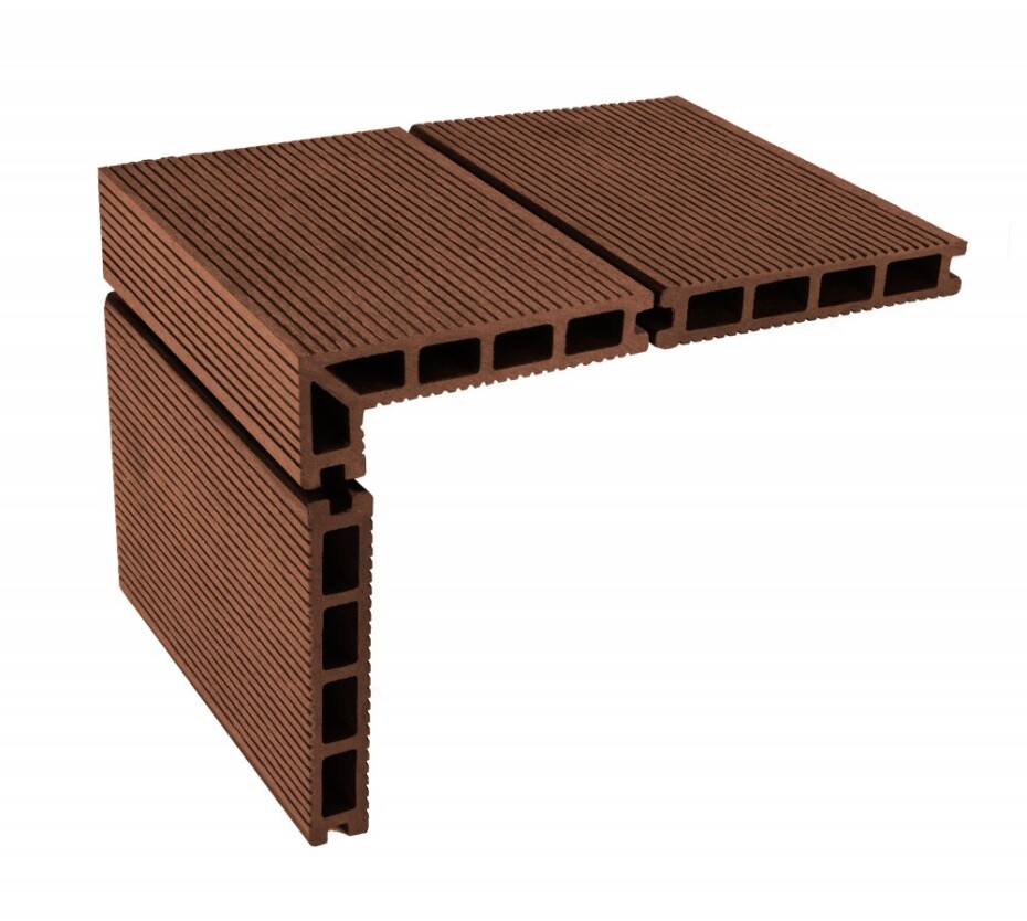 G21 Terasové prkno G21 zakončovací, 2,5 x 14 x 400 cm, třešeň, WPC G21-63909964 - main (5)