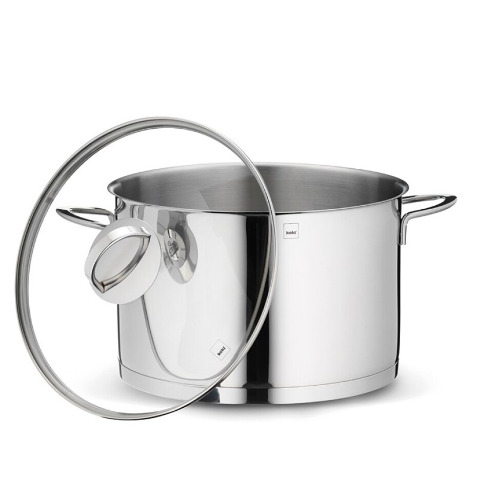 KELA Hrnec na těstoviny nerez s poklicí CAILIN 24cm KL-10991 - main (1)