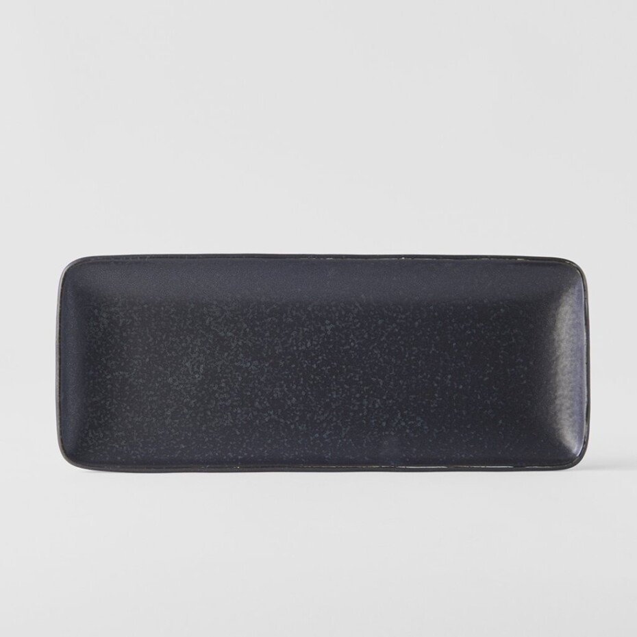 Servírovací talíř BB BLACK 29,5 x 12 cm, obdélník, černá, MIJ - main (3)