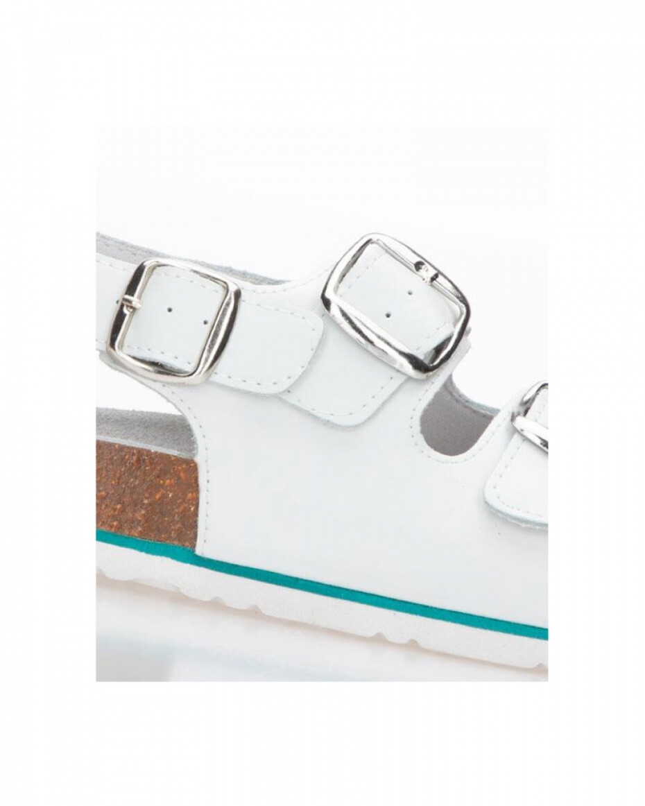 Sandál unisex MERKUR, G3107 bílý/modrá linka - main (3)