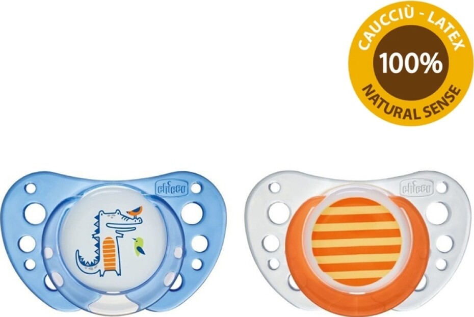 CHICCO Šidítko Physio Air latex chlapec 2 ks (6-16 m+) - main (0)