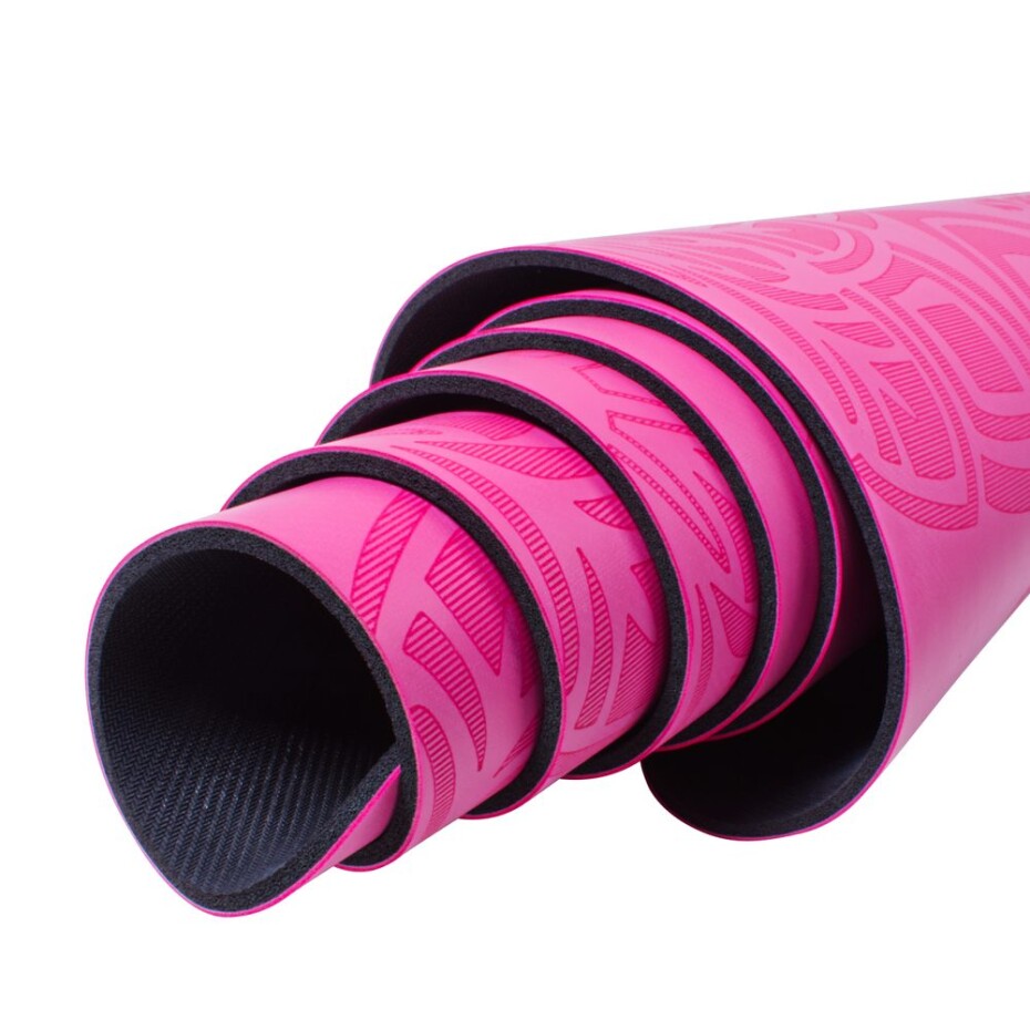 Gumová jóga podložka Sportago Šánti 183x66 cm - růžová - 4 mm - main (4)