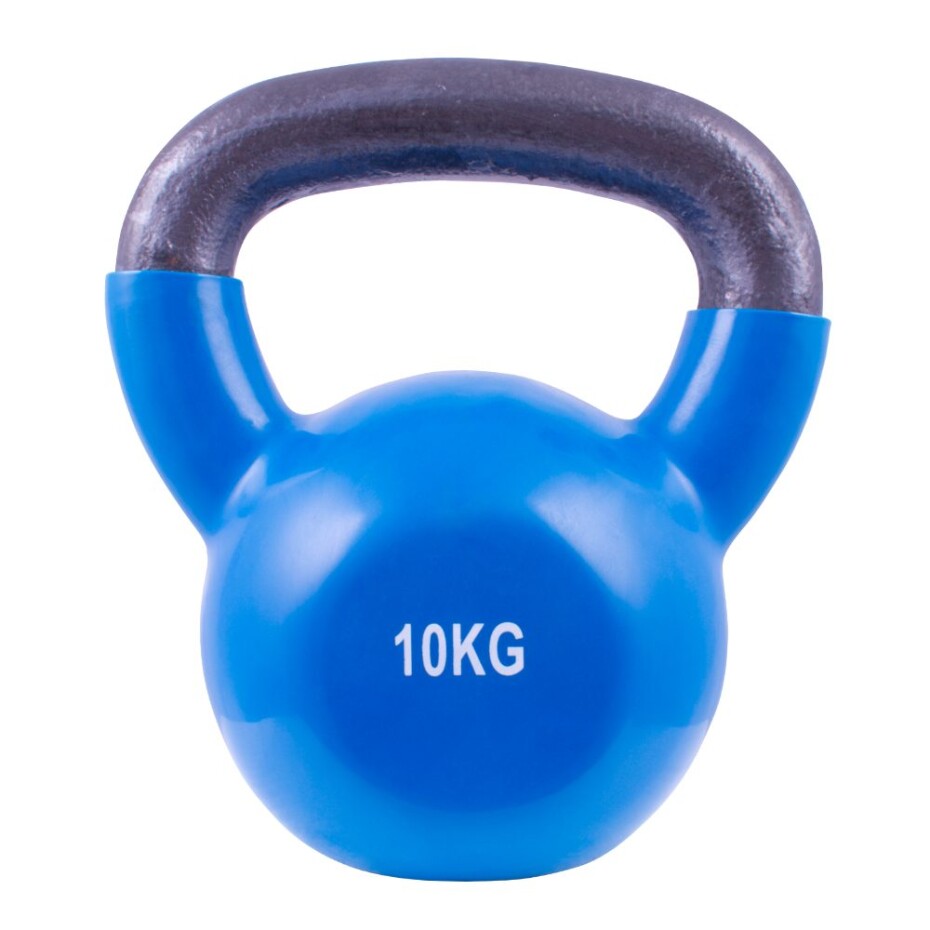 Sportago kovový vinyl Kettlebell 10 kg - main (0)